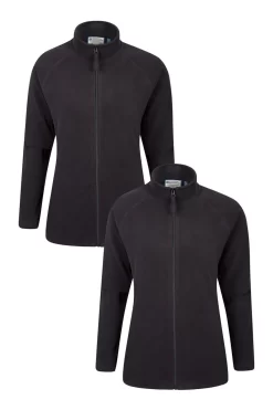 Mountain Warehouse Raso Womens Fleece Jacket-2 Pack