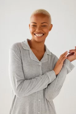 Chelsea Peers Curve Modal Button Up Pyjama Set -Roman Store K09342s5 scaled