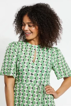 Threadbare Printed Tie Waist Mini Dress 9 Threadbare Printed Tie Waist Mini Dress -Roman Store K13743s5 scaled