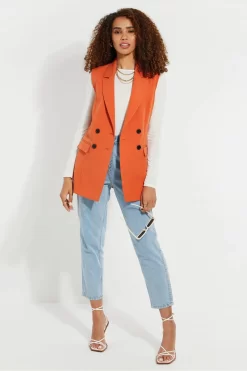 Threadbare Double Breasted Sleeveless Blazer 6 Threadbare Double Breasted Sleeveless Blazer -Roman Store K13756s3 scaled