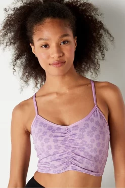 Victoria's Secret PINK Ruched Lightly Lined Low Impact Sports Bra -Roman Store K24539s3 scaled