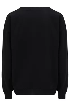 Pour Moi Lips Print Fleeceback Sweatshirt -Roman Store K35535s4 scaled