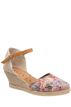 Ravel Multi Leather Wedge Espdarille Sandal