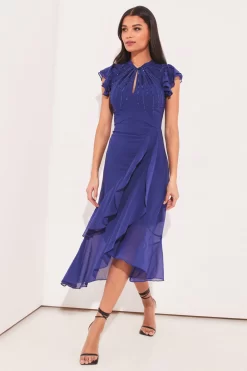 Lipsy Embellished Fit And Flare Midi Dress -Roman Store K40901s3 scaled