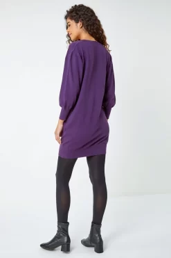 Roman Knitted Jumper Dress -Roman Store K41707s3 scaled