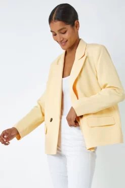 Roman Double Breasted Short Blazer