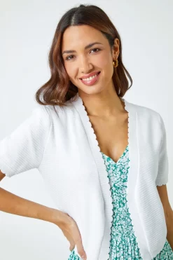 Roman Scallop Edge Cropped Shrug 8 Roman Scallop Edge Cropped Shrug -Roman Store K45957s4 scaled