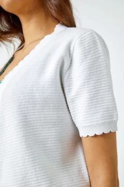 Roman Scallop Edge Cropped Shrug 9 Roman Scallop Edge Cropped Shrug -Roman Store K45957s5 scaled