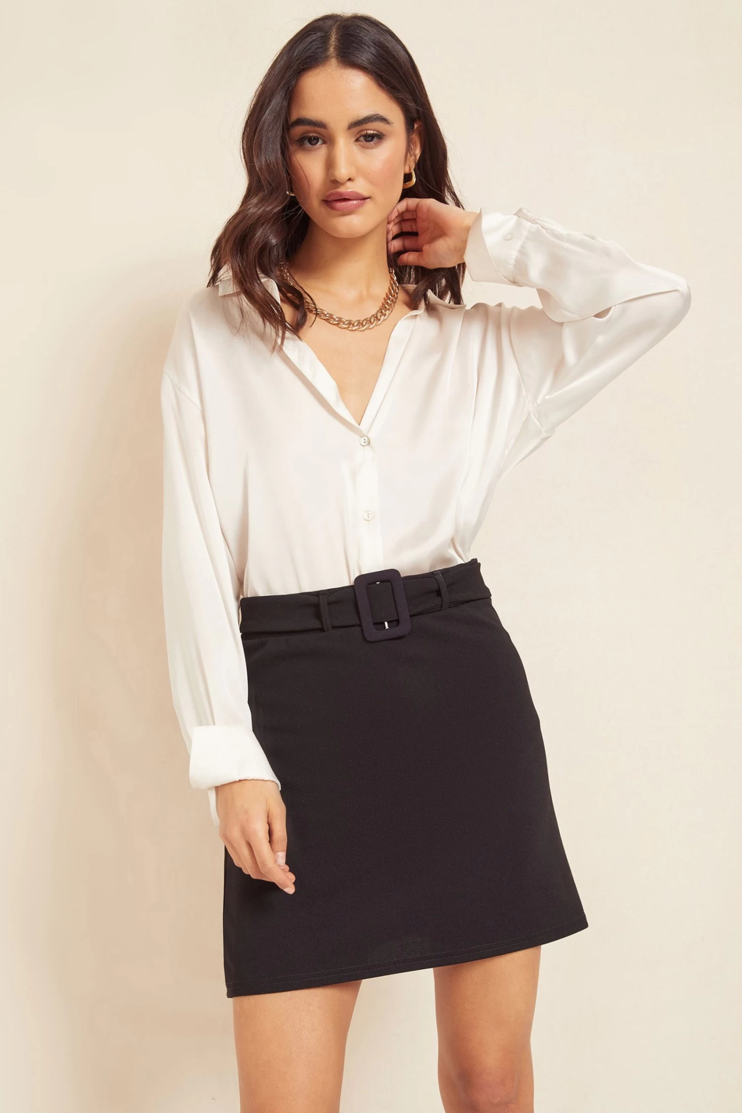 Friends Like These Belted Mini Skirt 1 Friends Like These Belted Mini Skirt