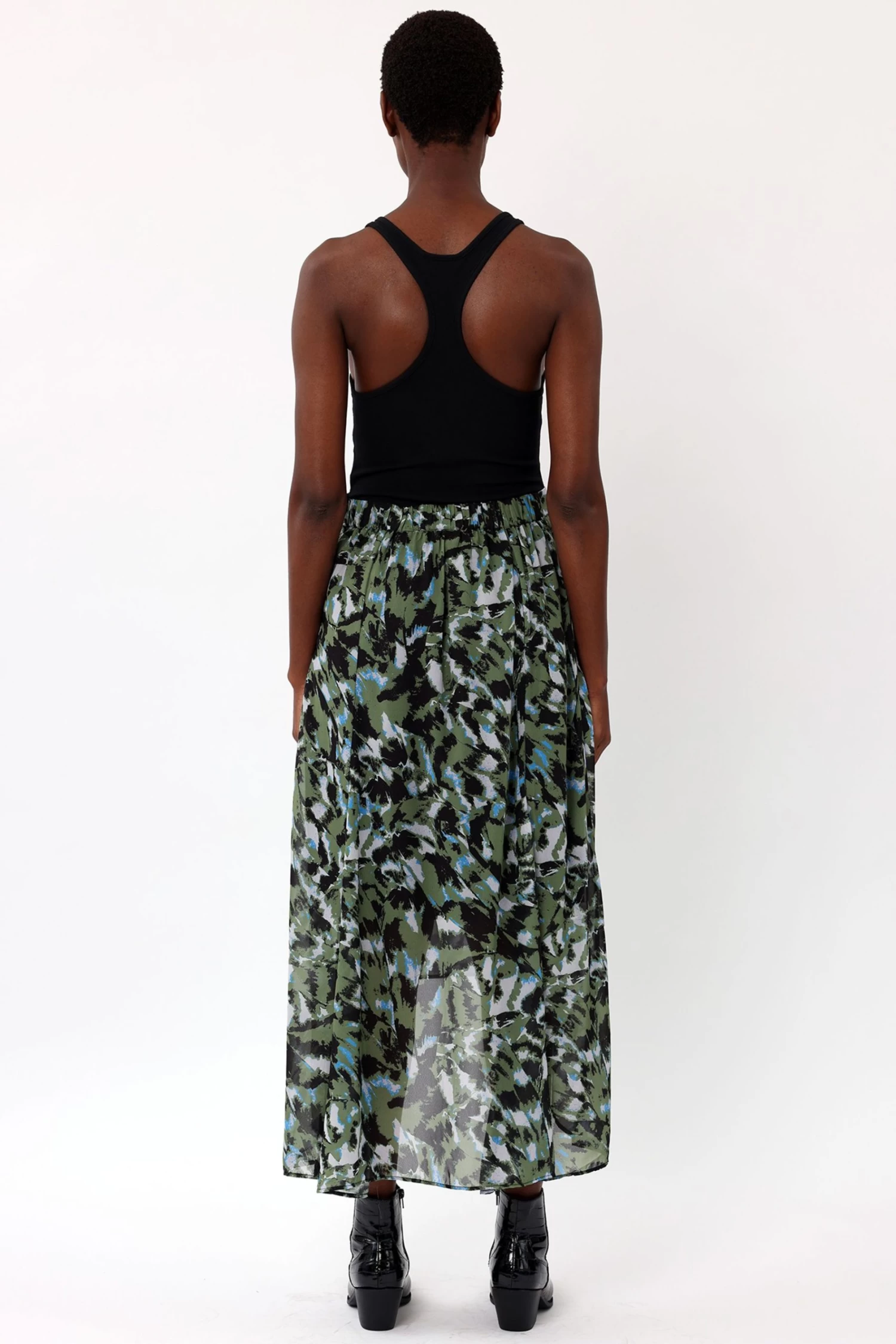 Religion High Low Midi Skirt Abstract Animal Prints 2 Religion High Low Midi Skirt Abstract Animal Prints - Image 2