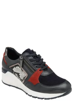 Lotus Footwear Leather Casual Zip-Up Trainers