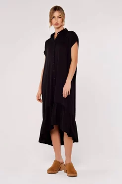 Apricot Boxy Tiered Hem Maxi Dress -Roman Store K55627s4 scaled