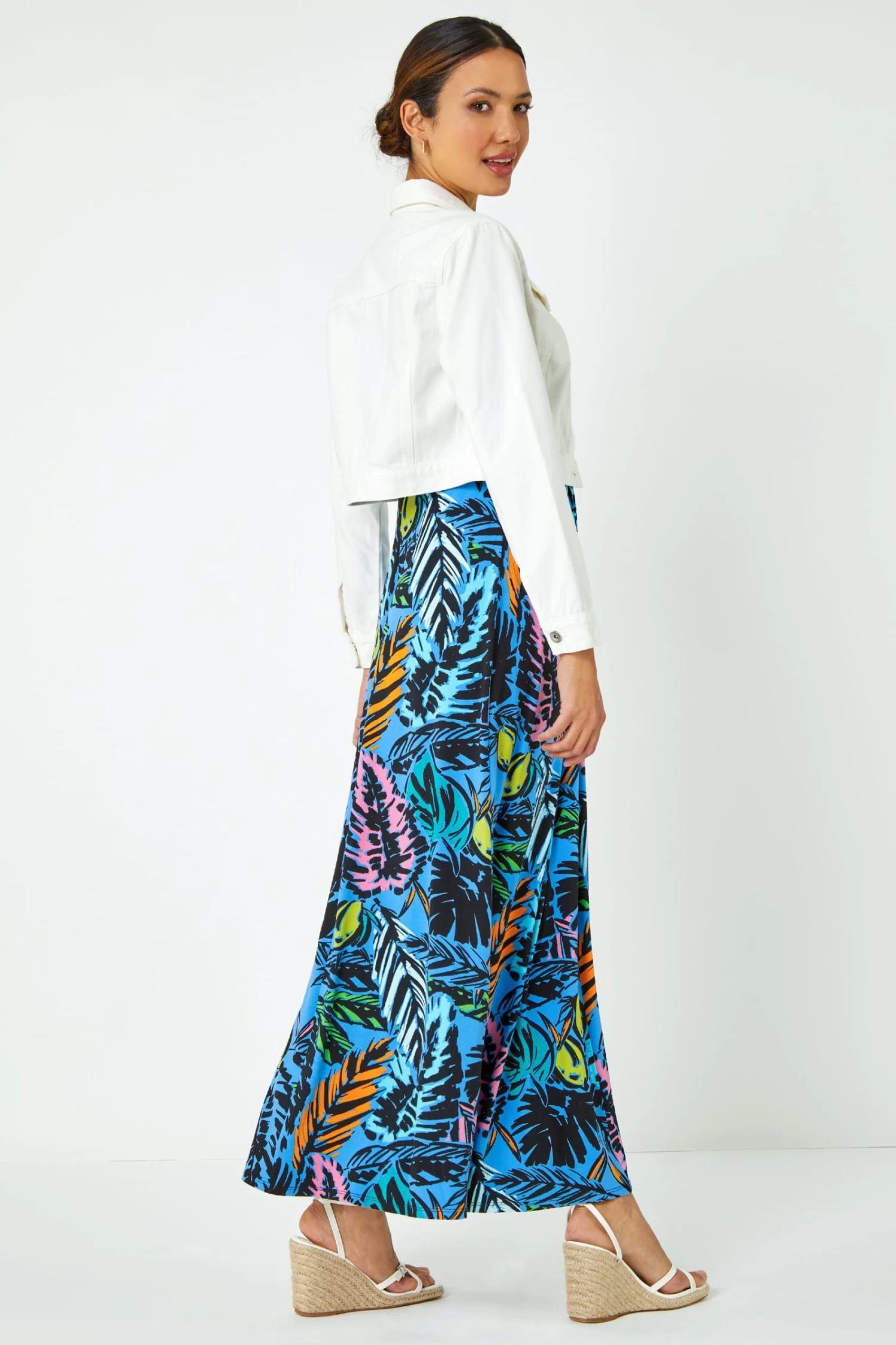 Roman Short Cropped Denim Jacket 3 Roman Short Cropped Denim Jacket - Image 3