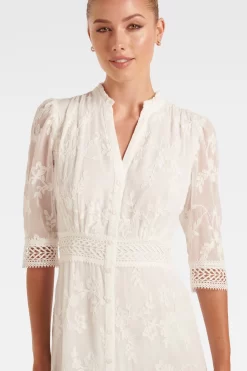 Forever New Lila Embroidered Midi Dress -Roman Store K61303s3 scaled