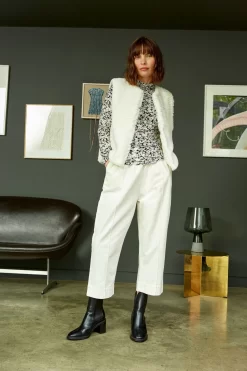 Great Plains Pieced Faux Fur Jacket