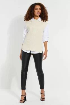 Threadbare Cable Detail Knitted Vest 6 Threadbare Cable Detail Knitted Vest -Roman Store L64970s3 scaled