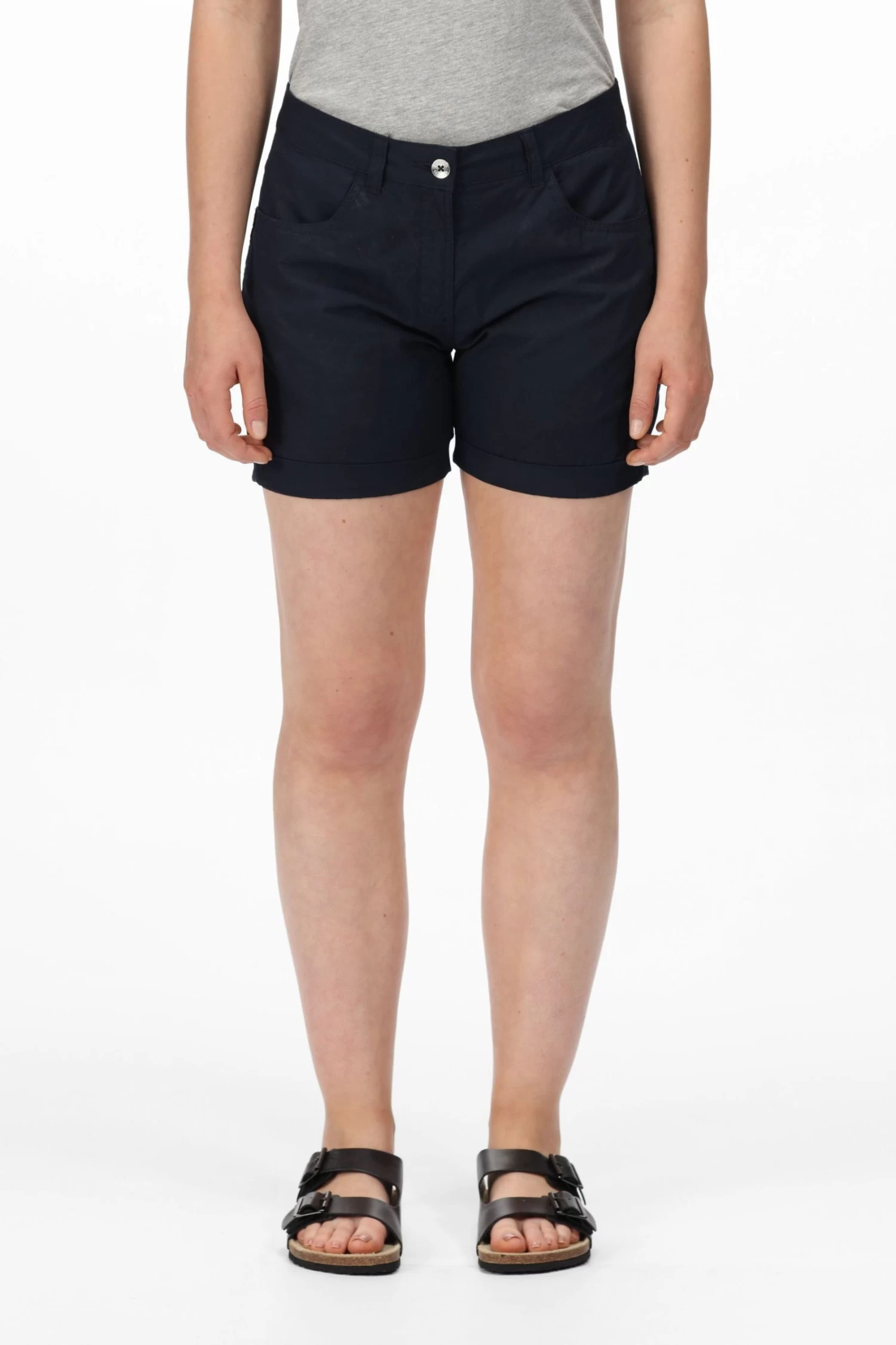 Regatta Blue Pemma Cotton Shorts 1 Regatta Blue Pemma Cotton Shorts