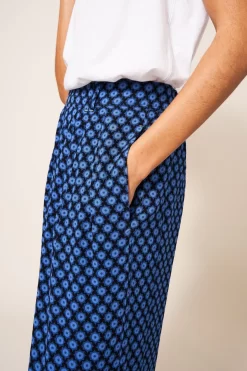 White Stuff Blue Nova Crinkle Culottes -Roman Store M67412s4 scaled