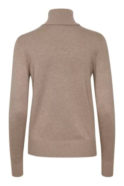 Saint Tropez Natural Mila Roll Neck Pullover -Roman Store M74098s6 scaled