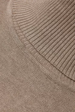 Saint Tropez Natural Mila Roll Neck Pullover -Roman Store M74098s7 scaled