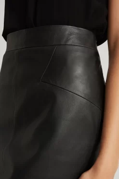 Reiss Reagan Leather Pencil Skirt -Roman Store M77065s4 scaled