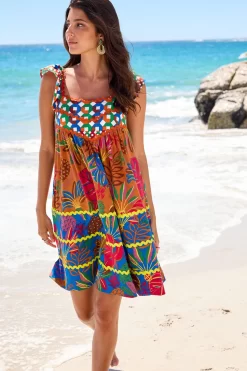 Next Ruffle Sleeve Mini Sundress