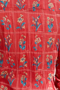 Seasalt Cornwall Larissa Red Organic Cotton Shirt -Roman Store M93748s4 scaled
