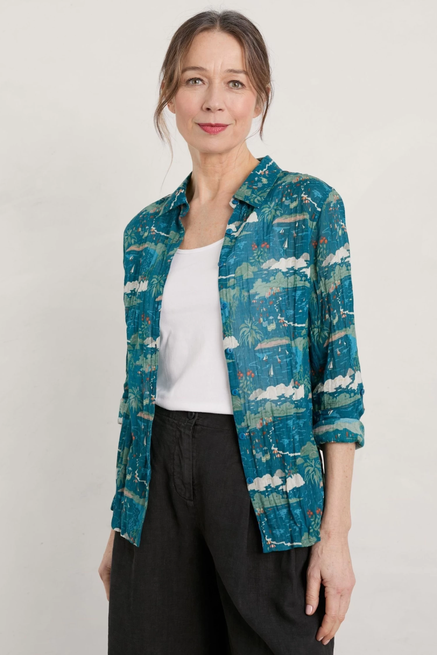 Seasalt Cornwall Larissa Organic Cotton Shirt 3 Seasalt Cornwall Larissa Organic Cotton Shirt - Image 3