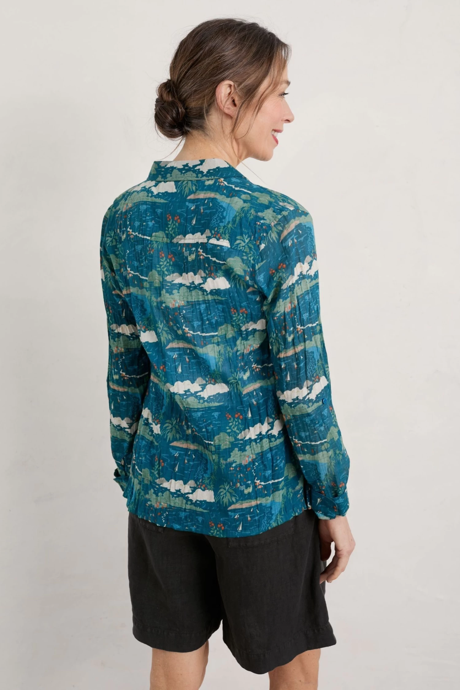 Seasalt Cornwall Larissa Organic Cotton Shirt 4 Seasalt Cornwall Larissa Organic Cotton Shirt - Image 4
