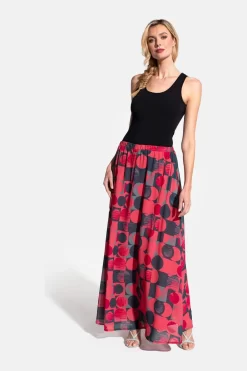 Hot Squash Womens Pink Chiffon Maxi Skirt 6 Hot Squash Womens Pink Chiffon Maxi Skirt -Roman Store M98342s3 scaled