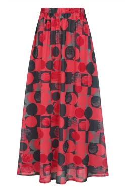 Hot Squash Womens Pink Chiffon Maxi Skirt 7 Hot Squash Womens Pink Chiffon Maxi Skirt -Roman Store M98342s4 scaled