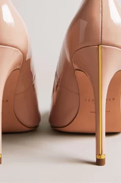 Ted Baker Pink Orlay Patent Leather Court Shoes -Roman Store N43065s4 scaled