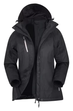 Mountain Warehouse Bracken Melange Womens 3 In 1 Waterproof And Breathable Jacket