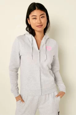 Victoria's Secret PINK Fleece Zip-Up Perfect Hoodie