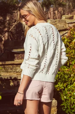 Sosandar Open Stitch Jumper -Roman Store P37586s3 scaled