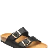 Dunlop Ladies Faux Leather Mule Sandals