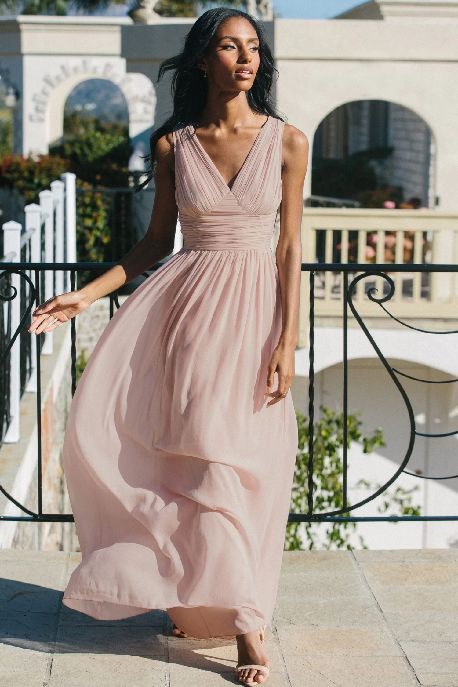 Lipsy Empire Bridesmaid Maxi Dress 2 Lipsy Empire Bridesmaid Maxi Dress - Image 2