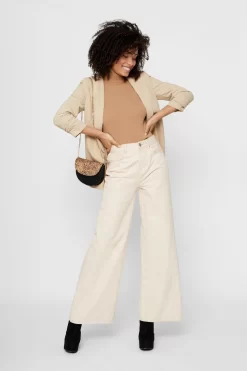 Pieces Relaxed Ruched Sleeve Workwear Blazer -Roman Store P76978s3 scaled