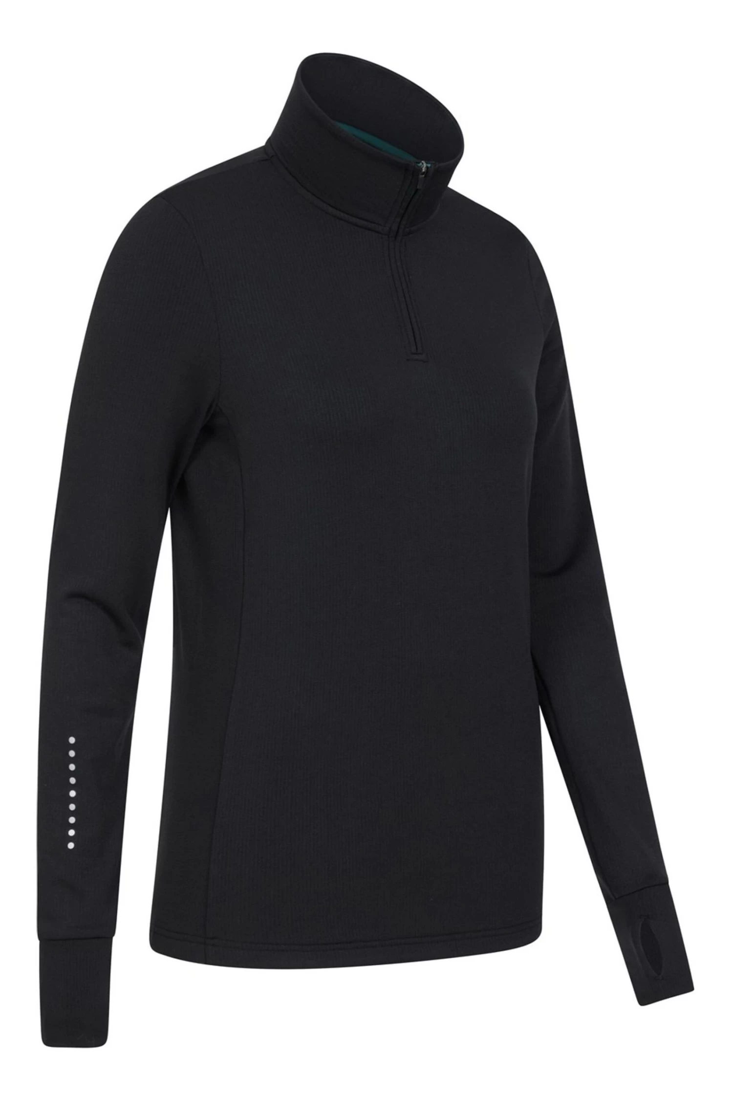 Mountain Warehouse Womens Half-Zip Running Midlayer 2 Mountain Warehouse Womens Half-Zip Running Midlayer - Image 2