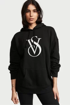 Victoria's Secret Fleece Lounge Logo Hoodie