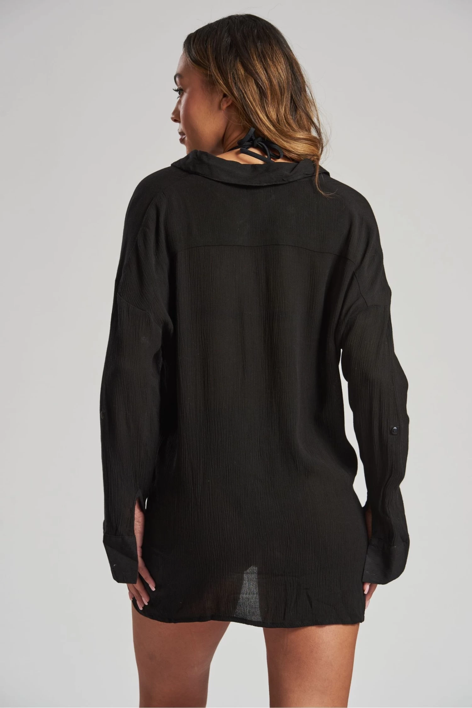 South Beach Crinkle Beach Shirt With Pocket 5 South Beach Crinkle Beach Shirt With Pocket - Image 5