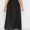 Yours Curve Limited Anglaise Maxi Skirt