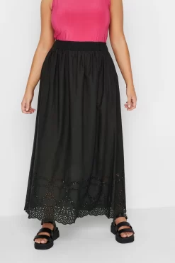 Yours Curve Limited Anglaise Maxi Skirt