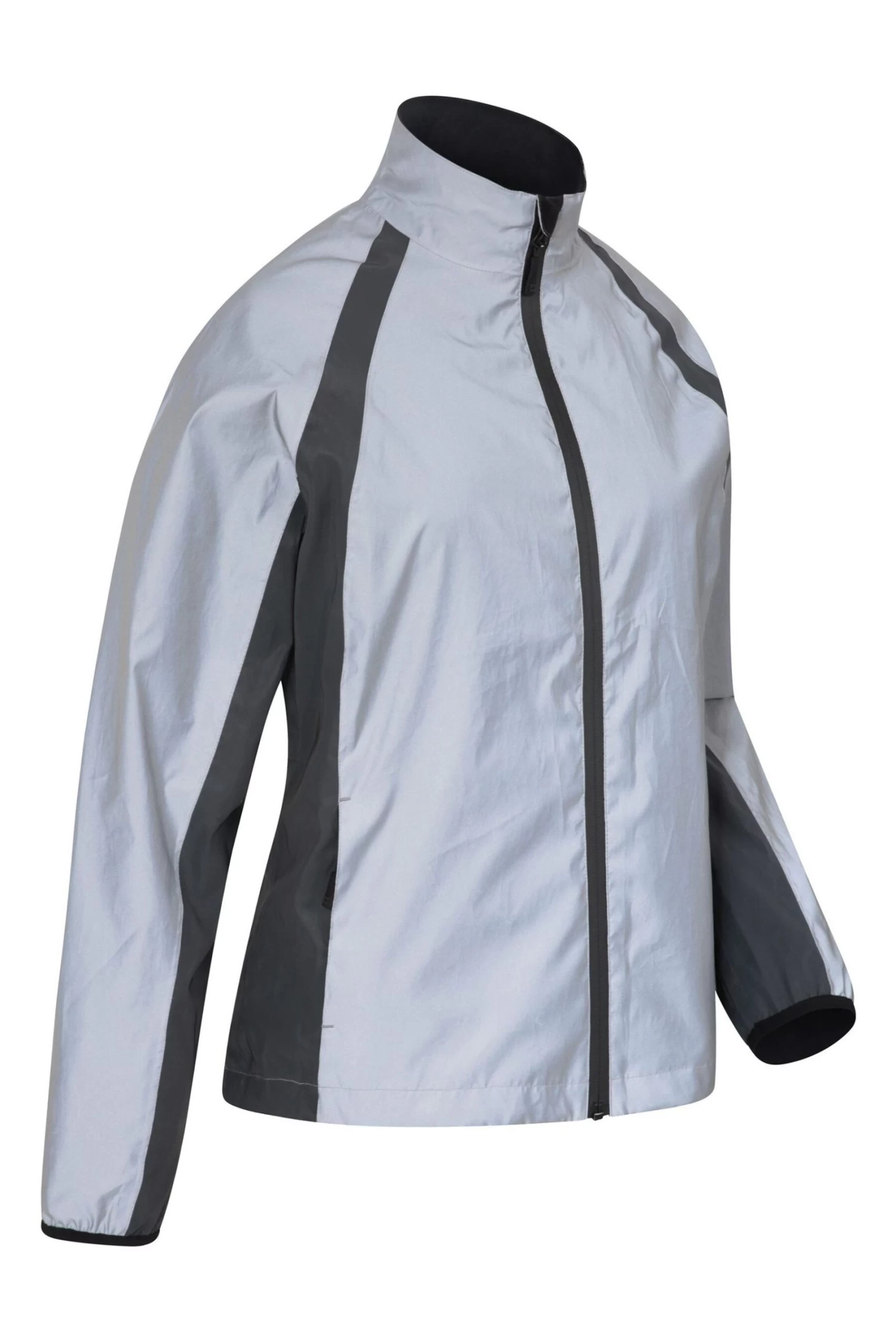 Mountain Warehouse Shine 360° Reflective Womens Waterproof Jacket 2 Mountain Warehouse Shine 360° Reflective Womens Waterproof Jacket - Image 2