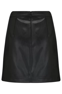 Pour Moi Ella Faux Leather Zip Front Mini Skirt -Roman Store R20750s4 scaled