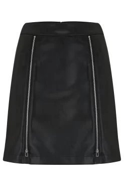 Pour Moi Ella Faux Leather Zip Front Mini Skirt -Roman Store R20750s5 scaled