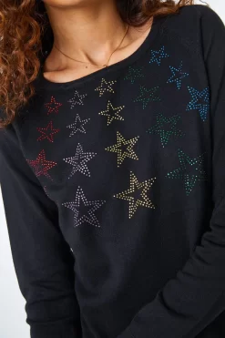 Roman Embellished Star Jumper -Roman Store R63790s5 scaled