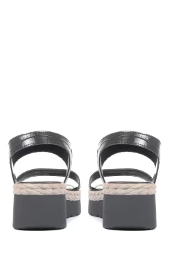 Jones Bootmaker Black Cory Chunky Platform Sandals 7 Jones Bootmaker Black Cory Chunky Platform Sandals -Roman Store T14228s3 scaled