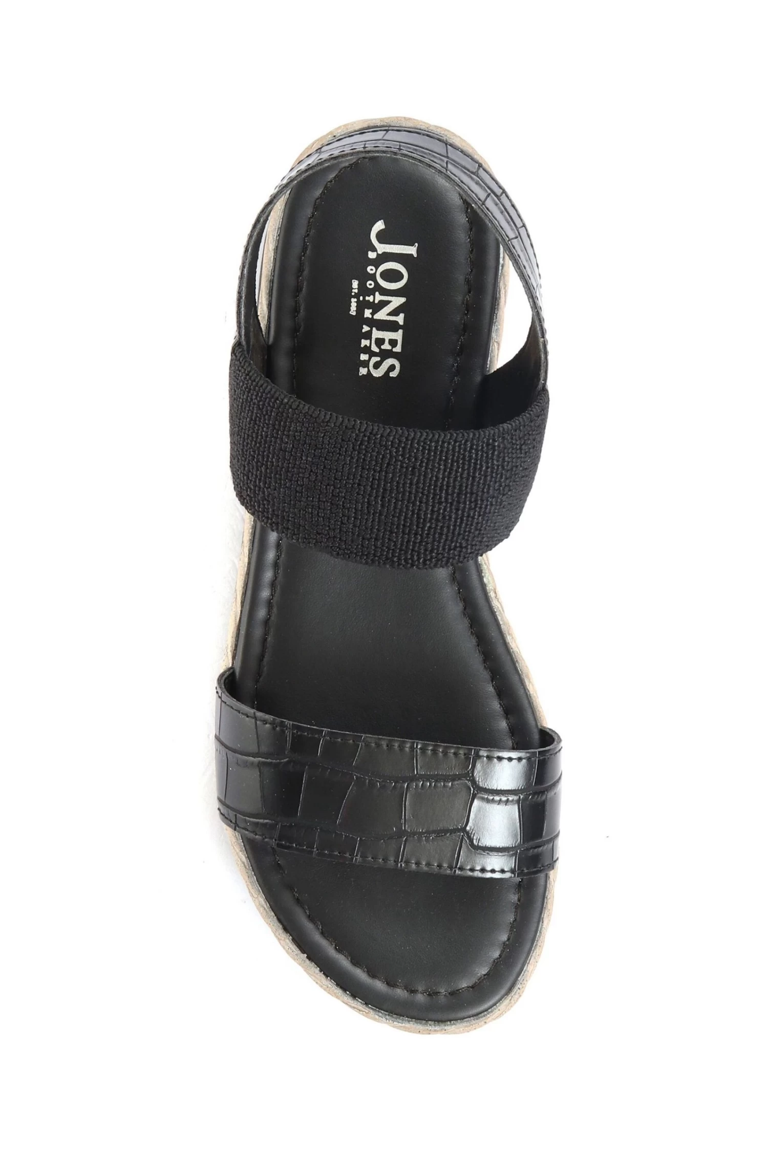 Jones Bootmaker Black Cory Chunky Platform Sandals 4 Jones Bootmaker Black Cory Chunky Platform Sandals - Image 4