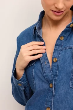 Next Maternity/Nursing Oversize Denim Shirt -Roman Store T19743s5 scaled